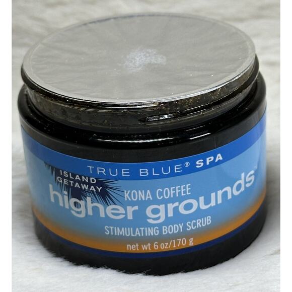 True Blue Spa Kona Coffee Higher Grounds Stimulating Body Scrub Discontinued - Picture 3 of 5